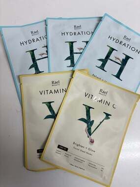 (5) Rael Beauty Facial Sheet Masks